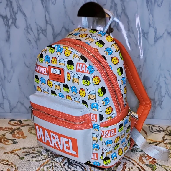 "Marvel The Avengers" Loungefly Mini Backpack NWT - Picture 5 of 9